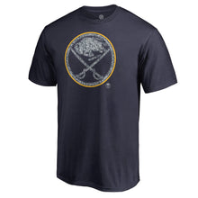 Load image into Gallery viewer, Buffalo Sabres Static Logo T-Shirt - Navy NHL Guys Tee
