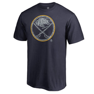 Buffalo Sabres Static Logo T-Shirt - Navy NHL Guys Tee