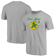 Load image into Gallery viewer, Oakland Athletics 2020 Spring Training Mentor Tri-Blend T-Shirt – Gray MLB Guys Tee
