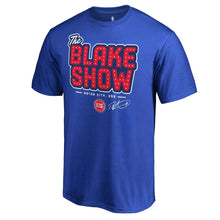 Load image into Gallery viewer, Blake Griffin Detroit Pistons Hometown Collection The Blake Show T-Shirt - Royal NBA Guys Tee

