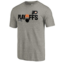 Load image into Gallery viewer, Philadelphia Flyers 2018 Stanley Cup Playoffs Bound Team Favorite Tri-Blend T-Shirt - Heather Gray NHL Guys Tee

