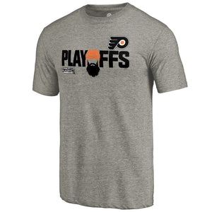 Philadelphia Flyers 2018 Stanley Cup Playoffs Bound Team Favorite Tri-Blend T-Shirt - Heather Gray NHL Guys Tee