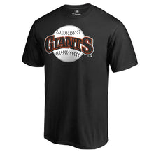 Load image into Gallery viewer, San Francisco Giants Cooperstown Collection Huntington T-Shirt - Black MLB Guys Tee
