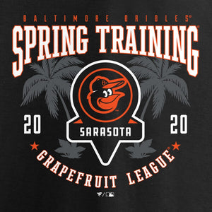 Baltimore Orioles 2020 Spring Training Pick Off Move T-Shirt – Black MLB Guys Tee