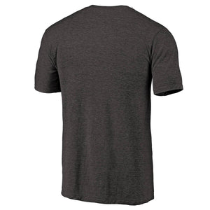 Anaheim Ducks Distressed Primary Logo Tri-Blend T-Shirt - Black NHL Guys Tee