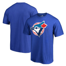 Load image into Gallery viewer, Toronto Blue Jays Cooperstown Collection Forbes T-Shirt - Royal MLB Guys Tee
