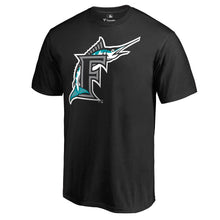 Load image into Gallery viewer, Miami Marlins Cooperstown Collection Forbes T-Shirt - Black MLB Guys Tee
