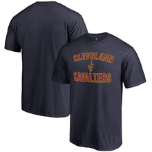 Load image into Gallery viewer, Cleveland Cavaliers Victory Arch T-Shirt - Navy NBA Guys Tee
