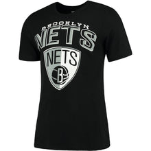 Load image into Gallery viewer, Brooklyn Nets Unk Evolution T-Shirt - Black NBA Guys Tee
