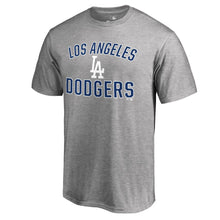 Load image into Gallery viewer, Los Angeles Dodgers Victory Arch T-Shirt - Ash MLB Guys Tee
