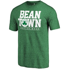Load image into Gallery viewer, Boston Celtics Hometown Collection Bean Town Tri-Blend T-Shirt - Kelly Green NBA Guys Tee
