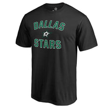 Load image into Gallery viewer, Dallas Stars Victory Arch T-Shirt - Black NHL Guys Tee
