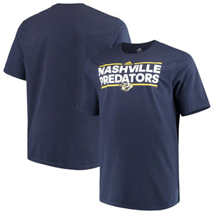 Nashville Predators Adidas Dassler T-Shirt - Navy NHL Guys Tee