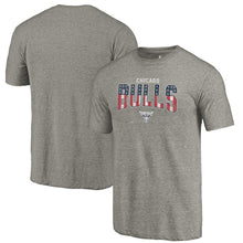 Load image into Gallery viewer, Chicago Bulls Freedom Tri-Blend T-Shirt - Gray NBA Guys Tee
