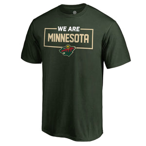 Minnesota Wild Iconic Collection We Are T-Shirt - Green NHL Guys Tee