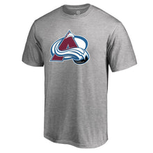 Load image into Gallery viewer, Colorado Avalanche Primary Logo T-Shirt - Ash NHL Guys Tee
