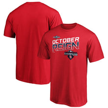 Load image into Gallery viewer, St. Louis Cardinals Majestic 2019 Nl Central Division Champions Locker Room T-Shirt - Red MLB Guys Tee
