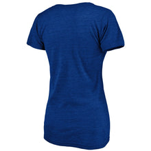 Load image into Gallery viewer, Toronto Blue Jays Women&#39;s 2020 Spring Training Round Trip Tri-Blend V-Neck T-Shirt - Royal MLB Ladies V-Neck
