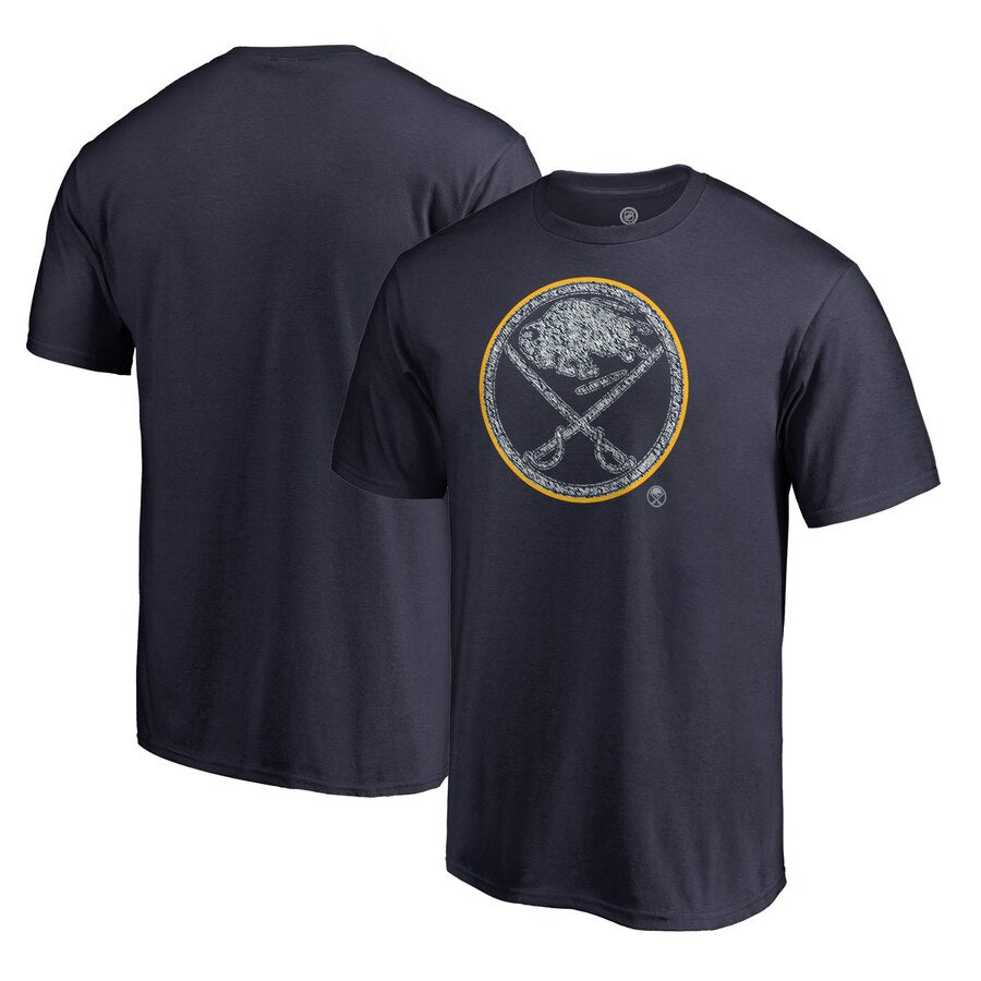 Buffalo Sabres Static Logo T-Shirt - Navy NHL Guys Tee