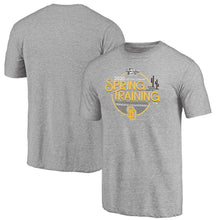 Load image into Gallery viewer, San Diego Padres 2020 Spring Training Round Trip Tri-Blend T-Shirt – Gray MLB Guys Tee
