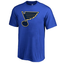 Load image into Gallery viewer, St. Louis Blues Primary Logo T-Shirt - Royal NHL Guys Tee
