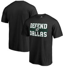 Load image into Gallery viewer, Dallas Stars Hometown Collection Defend T-Shirt - Black NHL Guys Tee
