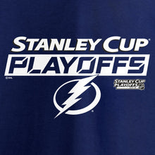Load image into Gallery viewer, Tampa Bay Lightning 2019 Stanley Cup Playoffs Bound Body Checking T-Shirt - Blue NHL Guys Tee
