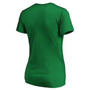 Houston Astros Women's St. Patrick's Day V-Neck T-Shirt - Kelly Green MLB Ladies V-Neck