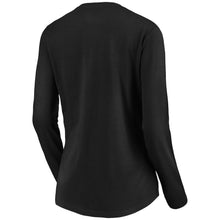 Load image into Gallery viewer, Baltimore Ravens Nfl Pro Line Women&#39;s 2019 Afc North Division Champions Cover Two Long Sleeve V-Neck T-Shirt - Black NFL Ladies V-Neck Long Sleeve
