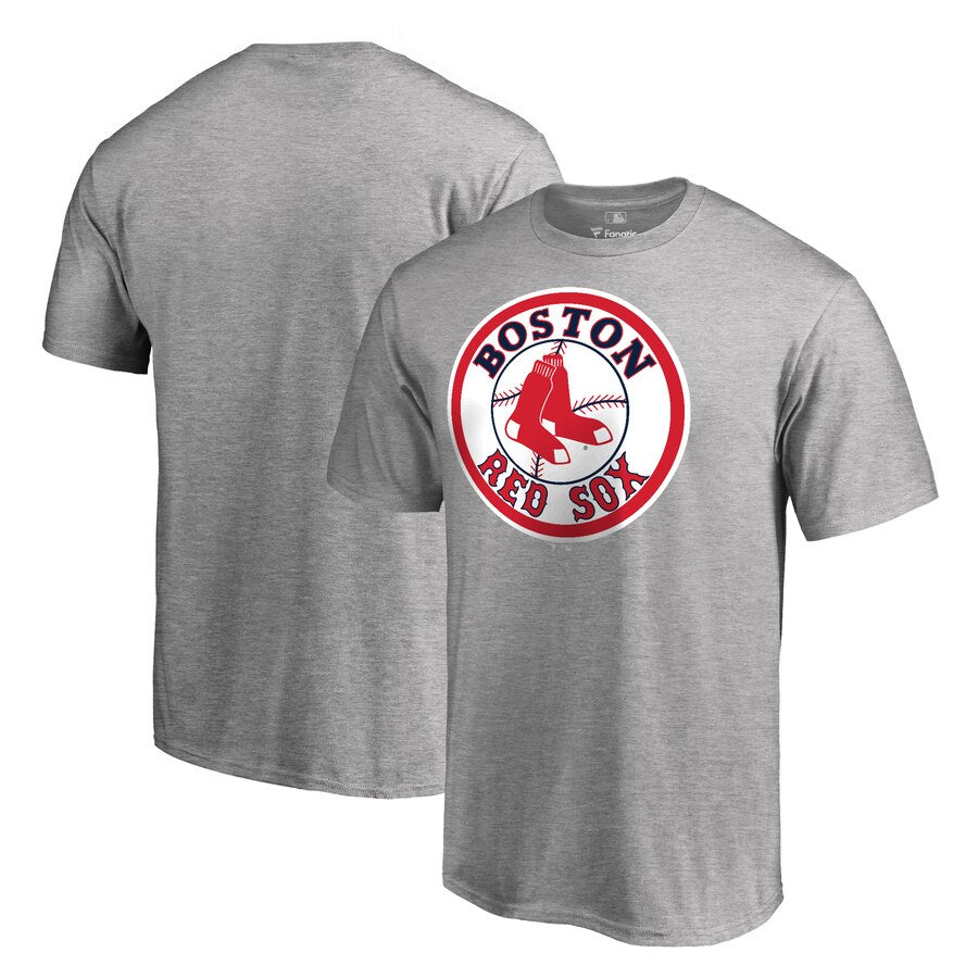 Boston Red Sox Cooperstown Collection Forbes T-Shirt - Ash MLB Guys Tee