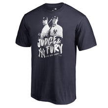 Load image into Gallery viewer, New York Yankees Hometown Collection Judge &amp; Fury T-Shirt - Navy MLB Guys Tee
