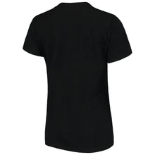 Load image into Gallery viewer, Brooklyn Nets G-Iii 4Her By Carl Banks Women&#39;s Post Season V-Neck Short Sleeve T-Shirt - Black NBA Ladies V-Neck
