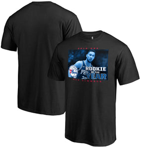 Ben Simmons Philadelphia 76Ers 2019 Nba Rookie Of The Year T-Shirt - Black NBA Guys Tee
