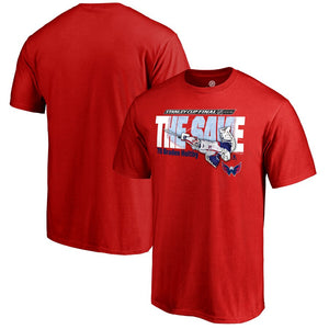 Braden Holtby Washington Capitals 2018 Stanley Cup Finals The Save T-Shirt - Red NHL Guys Tee