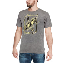 Load image into Gallery viewer, Chicago Blackhawks Ccm Our Home Our Ice Tri-Blend T-Shirt - Gray NHL Guys Tee
