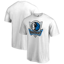 Load image into Gallery viewer, Dallas Mavericks Primary Logo T-Shirt - White NBA Guys Tee
