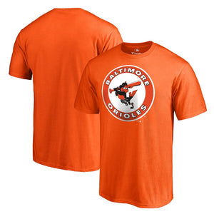 Baltimore Orioles Cooperstown Collection Forbes T-Shirt - Orange MLB Guys Tee