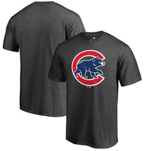 Load image into Gallery viewer, Chicago Cubs Primary Logo T-Shirt - Charcoal MLB Guys Tee
