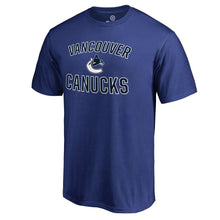 Load image into Gallery viewer, Vancouver Canucks Victory Arch T-Shirt - Royal NHL Guys Tee
