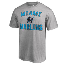 Load image into Gallery viewer, Miami Marlins Victory Arch T-Shirt - Ash MLB Guys Tee

