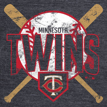 Load image into Gallery viewer, Minnesota Twins Women&#39;s Hometown Collection Win Twins V-Neck T-Shirt MLB Ladies V-Neck
