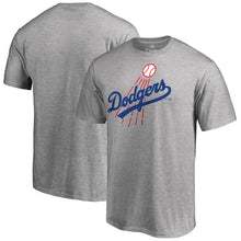 Load image into Gallery viewer, Los Angeles Dodgers Cooperstown Collection Vintage Huntington T-Shirt - Heathered Gray MLB Guys Tee
