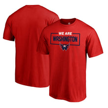 Load image into Gallery viewer, Washington Capitals Iconic Collection We Are T-Shirt - Red NHL Guys Tee
