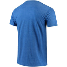 Load image into Gallery viewer, Dallas Mavericks Distressed Primary Logo Tri-Blend T-Shirt - Heathered Blue NBA Guys Tee
