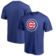 Load image into Gallery viewer, Chicago Cubs Team Wordmark T-Shirt - Royal MLB Guys Tee
