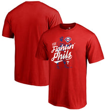 Load image into Gallery viewer, Philadelphia Phillies Fightin Phils Hometown T-Shirt - Red MLB Guys Tee
