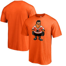 Load image into Gallery viewer, Philadelphia Flyers Gritty T-Shirt - Orange NHL Guys Tee
