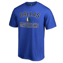 Load image into Gallery viewer, Dallas Mavericks Big &amp; Tall Victory Arch T-Shirt - Blue NBA Guys Tee
