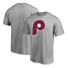 Load image into Gallery viewer, Philadelphia Phillies Cooperstown Collection Huntington T-Shirt - Heather Gray MLB Guys Tee

