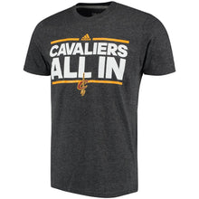 Load image into Gallery viewer, Cleveland Cavaliers Adidas Neue Phrase Climalite T-Shirt - Charcoal NBA Guys Tee

